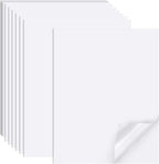 Printable Sticker Paper for Inkjet Printer, 40 Sheets 8.5"x11'' Matte Sticker Printer Paper Full Sheet Labels for Laser/Inkjet Printers, Letter Size