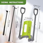 Compression Sock Aid Device - Sock Aids for Compression Stocking - Helper Device for Putting on Hosiery -with Replaceable Dressing Stick