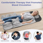 Full Body Massage Mat, 3D Body Stretching and Waist Traction, Back Heating, Airbag Stretching, 3 Modes and 3 Intensities, Portable Foldable Massage Mat for Relaxation and Fatigue Relief