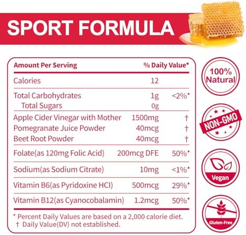 Keto ACV Gummies for Weight Loss - Delicious 1500MG Apple Cider Vinegar with Mother, Probiotics, Vitamins B6 & B12 - Sugar Free, Vegan & Non-GMO - Supports Gut Health, Metabolism & Fat Burn for Women
