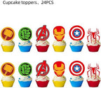 25PCS Cake Toppers Cupcake Toppers Cake Decorations Birthday Party Supplies Decorations (Style 4)
