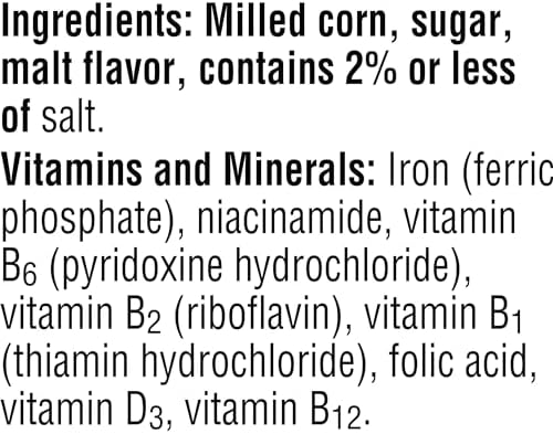 Kellogg's Corn Flakes, Breakfast Cereal, Original, .81oz (70 Count)