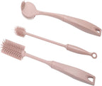 Bottle Brush Silicone Dish Brush with Handle Cleaning Set
