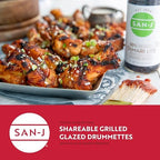 San-J - Gluten Free Tamari Lite Soy Sauce with 50% Less Sodium - Made with 100% Soy - Specially Brewed - 10 oz. Bottle