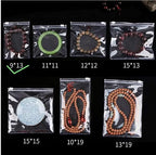 100 Self Seal PVC Pack Zipper Lock Bags,Clear Jewelry Anti Oxidation Bag Clarity Tarnish Prevention,Small Sealed Bag,Resealable packaging or Storage of Jewelry, Earrings and Rings (9x13cm/3.5x5inch)