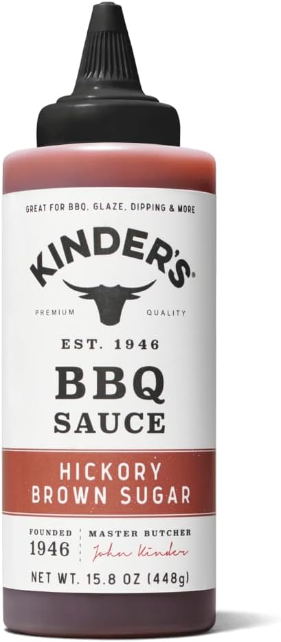 KINDERS Organic Hickory Brown Sugar BBQ Sauce, 16 OZ