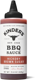 KINDERS Organic Hickory Brown Sugar BBQ Sauce, 16 OZ