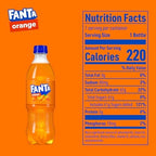 Fanta Orange, 16.9 Fl Oz, Pack of 6