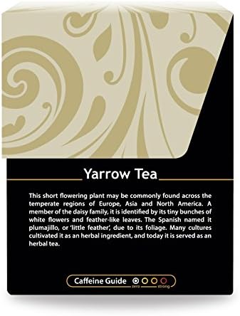 Buddha Teas Organic Yarrow Tea - OU Kosher, USDA Organic, CCOF, 18 Bleach-Free Tea Bag