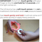 InfraLuma 850nm Infrared Gum Light (Near Infrared Light + Red) and Blue Light Device for Teeth & Gums, Oral Care Teeth Whitening Accelerator & Gum Support Mouthpiece by Starlite Smile