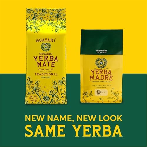 Yerba Madre Organic Loose Leaf Yerba Mate, 8 Ounce (Pack of 6)
