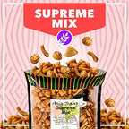 Traditional Supreme Mix Arare Rice Crackers, Mochi Crunch Snack Mix, Sweet, Salty & Umami Flavor, Crunchy Snack, 9 Ounce