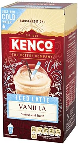 Kenco Instant Iced Vanilla Latte 8X21g