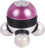 Mini Handheld Massager - Powerful Massage Vibrations for Muscle Relief & Relaxation, Portable Vibrating Body Massager with LED Light for Hand Head Neck Back Legs Arms Pain Release (Purple)