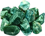 Amazing Gemstone 2 Pieces Moss Agate Raw Crystals and Healing Stones, Natural Rocks for Tumbling and DIY Raw Stones and Crystals