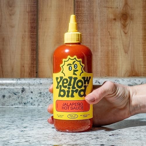Yellowbird® Classic Hot Sauce Variety Set 19.6 oz Tabletop Size (Mellow to Real Hot | 5 Flavors | Made in Texas)
