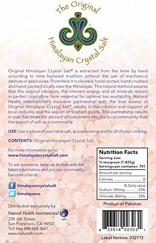 Original Himalayan Crystal Salt - Coarse Granulated