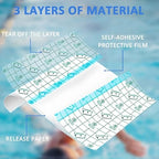 Beieverluck 24 Rolls Tattoo Aftercare Bandage Waterproof (2 Inch, 4 Inch, 6 Inch Wide) Second Skin Tattoo Cover Tape Tattoo Healing Wrap Tattoo Supplies for Swimming, Shower, Wound Initial Healing