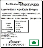 Diwali Gifts Sweets- Assorted Irish Kaju Katlis 800 GMS