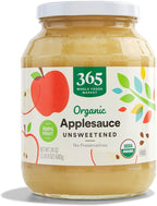 365 by Whole Foods Market, Organic Unsweetened Apple Sauce, 24 Ounce