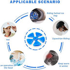 Head Gel Ice Pack, Helmet Ice Pack, Used for Catcher Helmets, Outdoor Sport, Equestrian Riding, Operation On The Head, Relieve Summer Heat and Keep Cool (2 Count)
