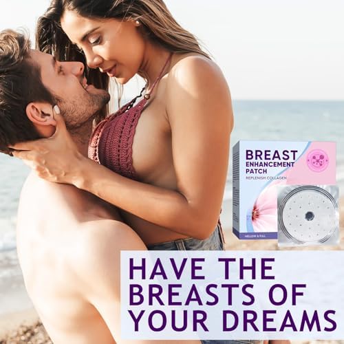 Breast Enhancement Patch, 12PCS Bust Firming & Lifting Patches Reduces Fine Lines and Wrinkles for Beautiful Breasts, Mask Nourish, Balance, Firm & Lift Sagging Breasts
