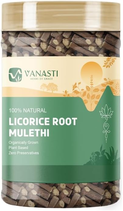 Mulethi | Multhi Spl | Glycyrrhiza Glabra | Yashtimadhu | Jeshthamadha | Licorice Root | 200 gram (Pack of 1)