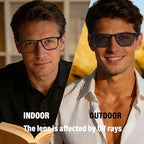 Photochromic Reading Glasses for Men Women TR90 Blue Light Blocking Transition Readers Anti UV Ray Filter Eyeglasses