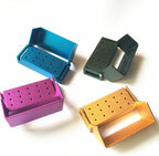 15 Holes Autoclavable Dental FG High Speed Burs Holder Blocks 4pcs/Set