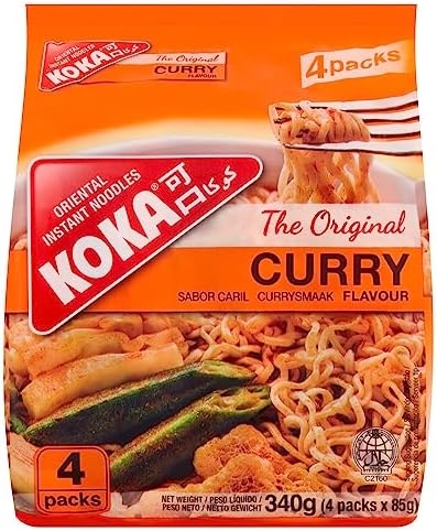 Koka Instant Noodles Curry Flavour 85G x 4