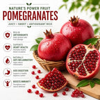 Fresh Large Pomegranate, 1 Each – Juicy, Sweet & Antioxidant-Rich Fruit
