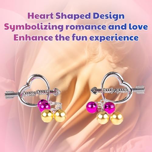 Metal Nipple Clamps Adjustable Nipple Clamp Nipple Clips for Women Non Piercing Nipple Rings Nipple Toy
