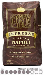Grande Italia Espresso; Small Batch Artisan Roasted Miscela Napoli, 2 Lbs. bag