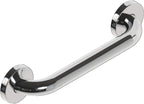 HealthCraft Products - Grab Bar 12 Inch - Bathroom and Shower Safety Hand Rail - Wall Mount Handicap Handle for Toilet or Bathtub - Stainless Steel Support Grab Bar for Seniors - Polished Chrome