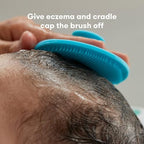 Frida Baby DermaFrida The SkinSoother Baby Bath Brush, Cradle Cap Brush for Babies, Baby Essential for Dry Skin, Cradle Cap Treatment and Eczema, 2 Pack