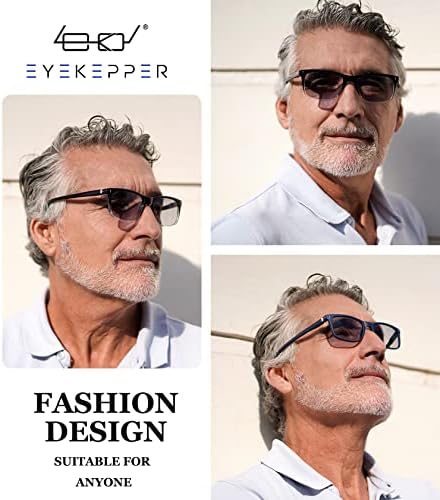 Eyekepper Transition Reading Glasses Photochromic Readers Men Women，+1.50