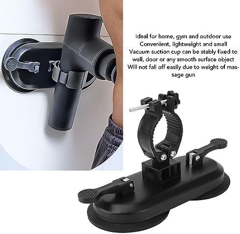 Massage Gun Holder Wall Mount,Wall Suction Cup Massage Gun Holder, Hands Massage Gun Mount for Neck Waist Back Self Massage, Self Massage Gun Holder