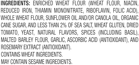 Stacy's Pita Chips, Tomato & Basil, 7.33 Ounce
