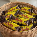 Mr. Good bar Fun Size Milk Chocolate with Peanuts Candy Bars – Individually Wrapped Snack Size, Bulk 1 Pound Bag for Parties, Movie Nights, Candy Bowls