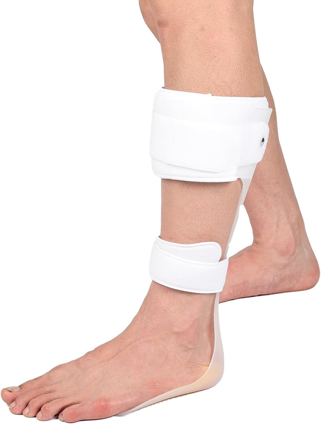 Orthomen AFO Drop Foot Brace, Half-Sole Design for Stroke/MS Patients, Lightweight Medical Orthotic Shoe Insert for Foot Drop Support, Hemiplegia & Neuropathy Relief,Men and Women,M-Left