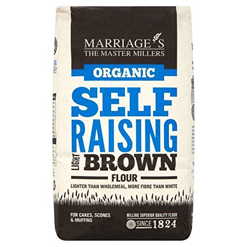 Marriage's Organic Light Brown Self Raising Flour - 1kg