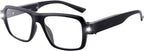 USB Rechargeable LED Reading Glasses, Lighted Hands-Free Readers for Seniors to Read in Dark