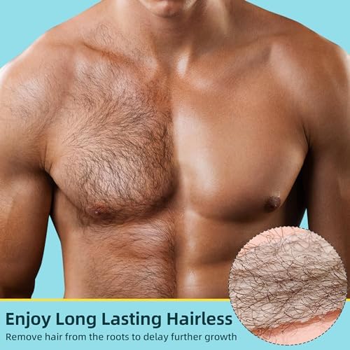 Hair Removal Wax Beads-1lb, Unscented White Hard Wax Beads for Sensitive Skin, Full Body Waxing, Ideal for All Hair Types, Bikini, Legs, Brazilian, Salon Quality