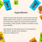 Nuts.com – Dark Chocolate Covered Almonds – 2 Pound Bag, Healthy Snack for Adults & Kids, Good Source of Protein, Fiber, Iron, Calcium, Potassium & Antioxidants – Kosher Pareve