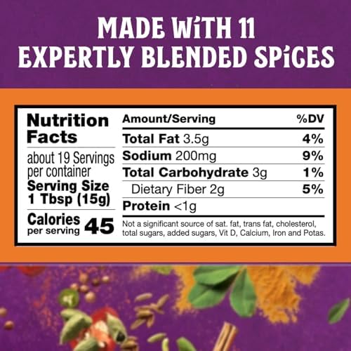 Patak's Vindaloo Spice Paste, Hot Indian Curry with 11 Expertly Blended Spices, Gluten-Free & Vegan, Flavorful Base for Chicken, Seafood, Vegetables & More, 10 oz Jar