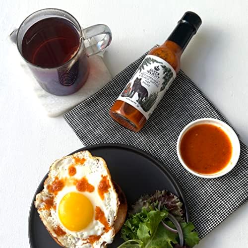 Queen Majesty Hot Sauce Variety Pack - Featured on Hot Ones - Scotch Bonnet & Ginger, Red Habanero & Black Coffee, Jalapeño Tequila & Lime, and Cocoa Ghost