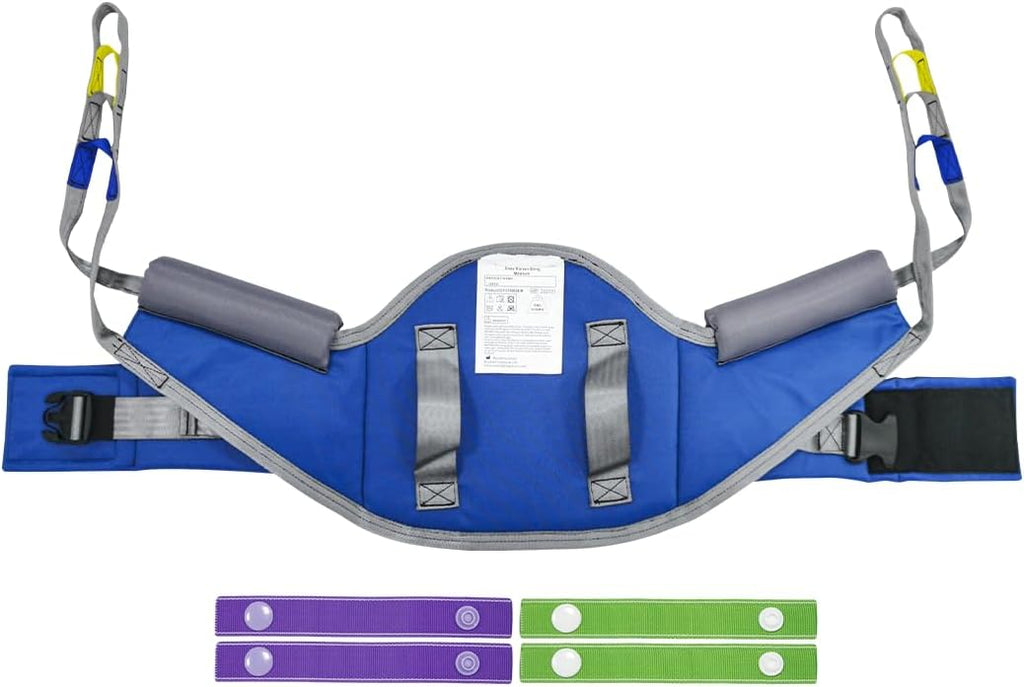 EZ Assistive Sit to Stand Lift Patient Aid Padded Sling and Stand Assist with Back Support,Patient Lift Sling Works with Most Mobility Aids & Equipment (Large)