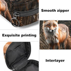 Sanitary Napkin Storage Bag,Period Bag,Pad Bag,Animal Fox Red Forest,Period Pouch