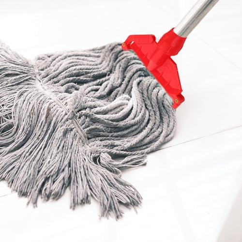 FRCOLOR Mop Replacement Clamp Detachable Mop Head Clip Handle Part for Stable and Easy Floor Cleaning Accessory 6.88X5.31X1.57 in