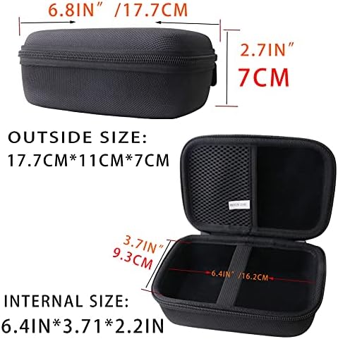 Hard EVA Carrying Case Compatible with Lovia/Wellue Smart Blood Pressure Monitor,Upper Arm Cuff BP Machine Storage case.
